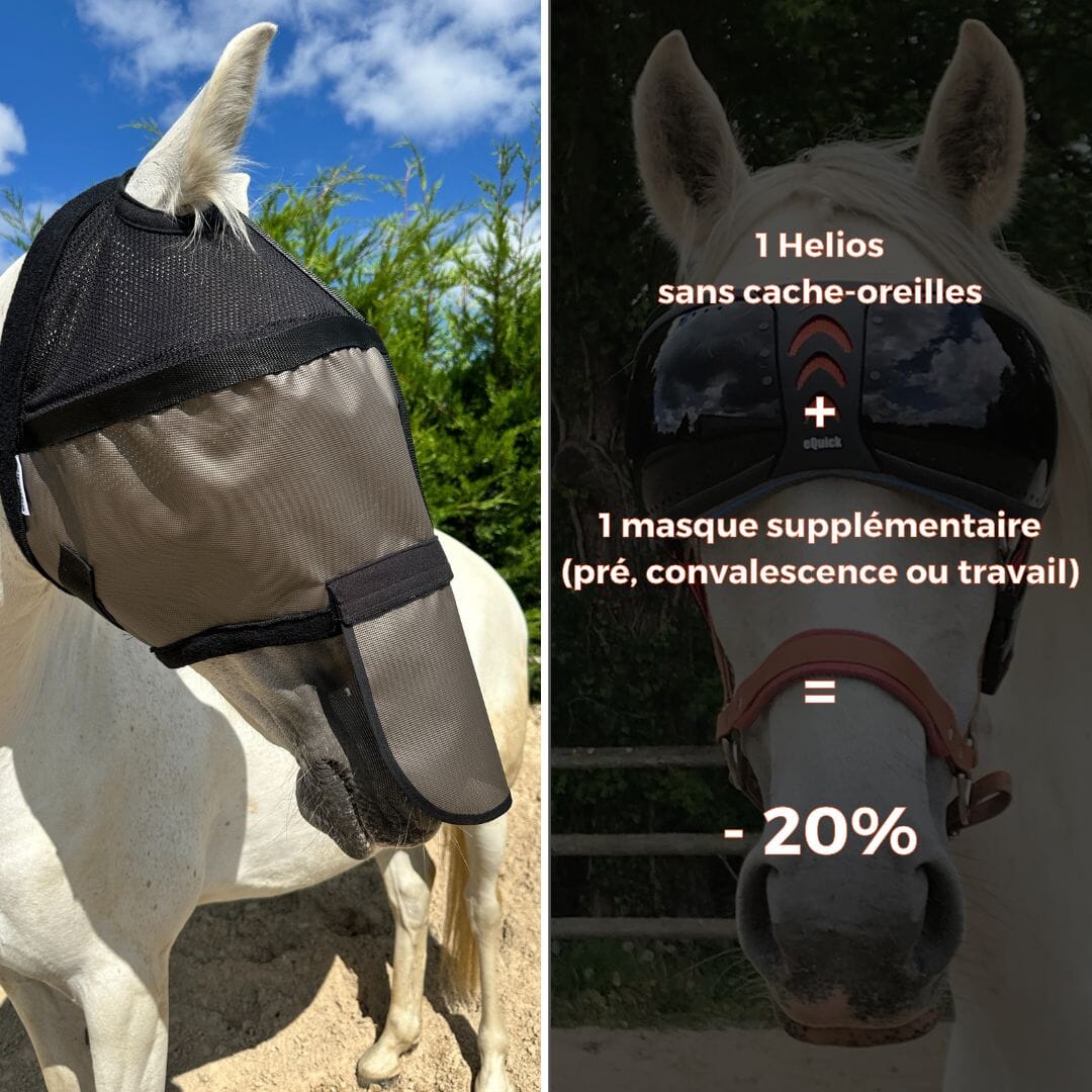 Packs mit Helios-Maske ohne Ohrenklappen