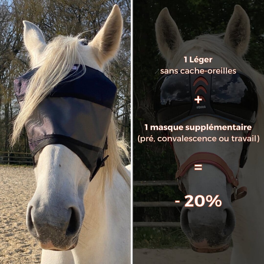Packs mit Maske Léger Equivizor ohne Ohrenklappen