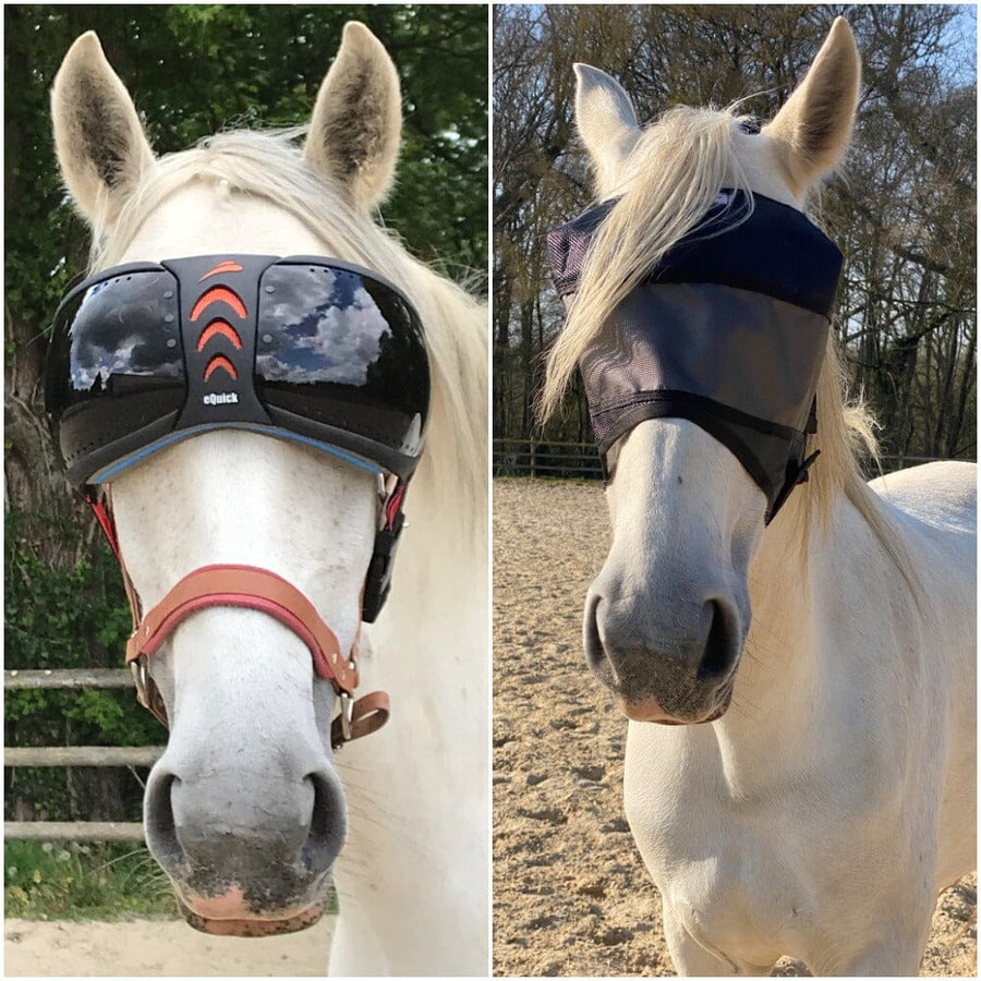 2er-Pack Masken: eVysor + Leichter Equivizor ohne Ohrenklappen