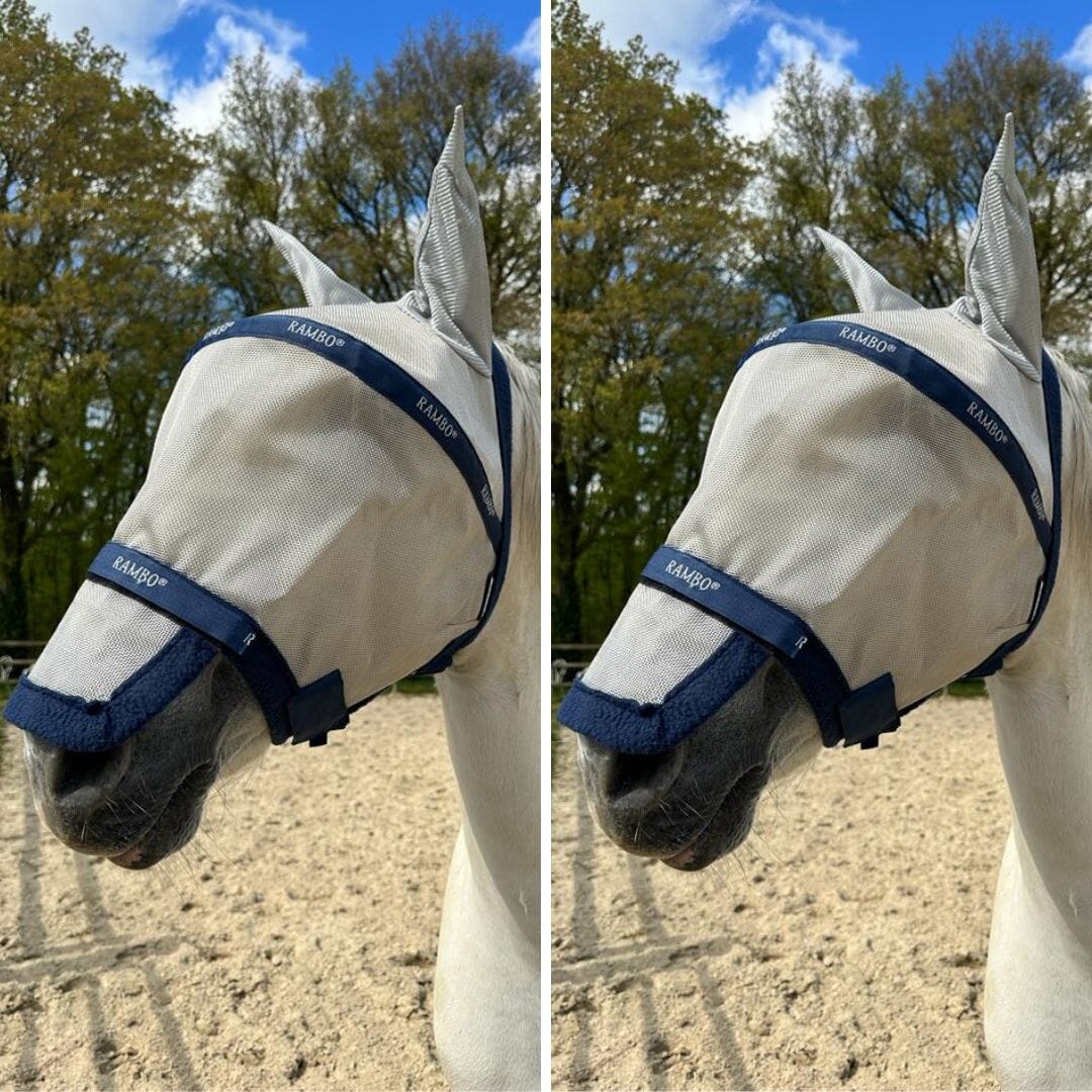 Pack 2 masques Rambo Plus Horseware avec cache-nez et oreilles