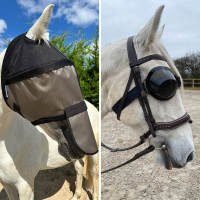 2-mask pack: Helios without ear covers + equigoogs glasses