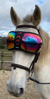 eVysor eQuick 100% anti-UV horse mask - rainbow mirror -