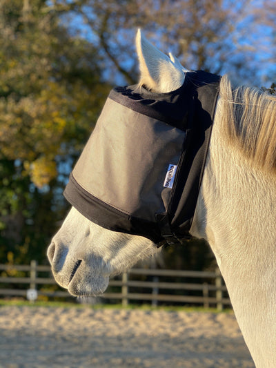 equidiva Premium horse mask 90% UV protection without earmuffs