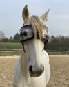 Pack - eVysor eQuick mask and Equivizor lightweight mask without earmuffs horse