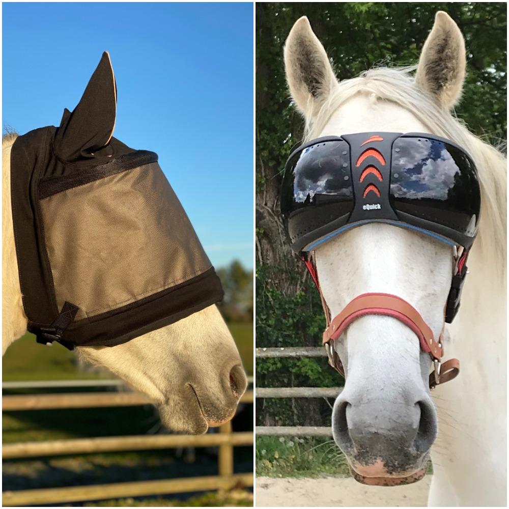 1 Premium equidiva-masker met oorkappen + eVysor eQuick-bril