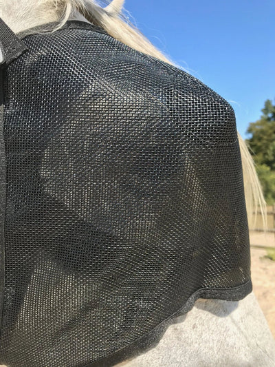 Equivizor oogheelkundig herstellingsmasker voor paarden - Transparant anti-UV PVC - Equidiva