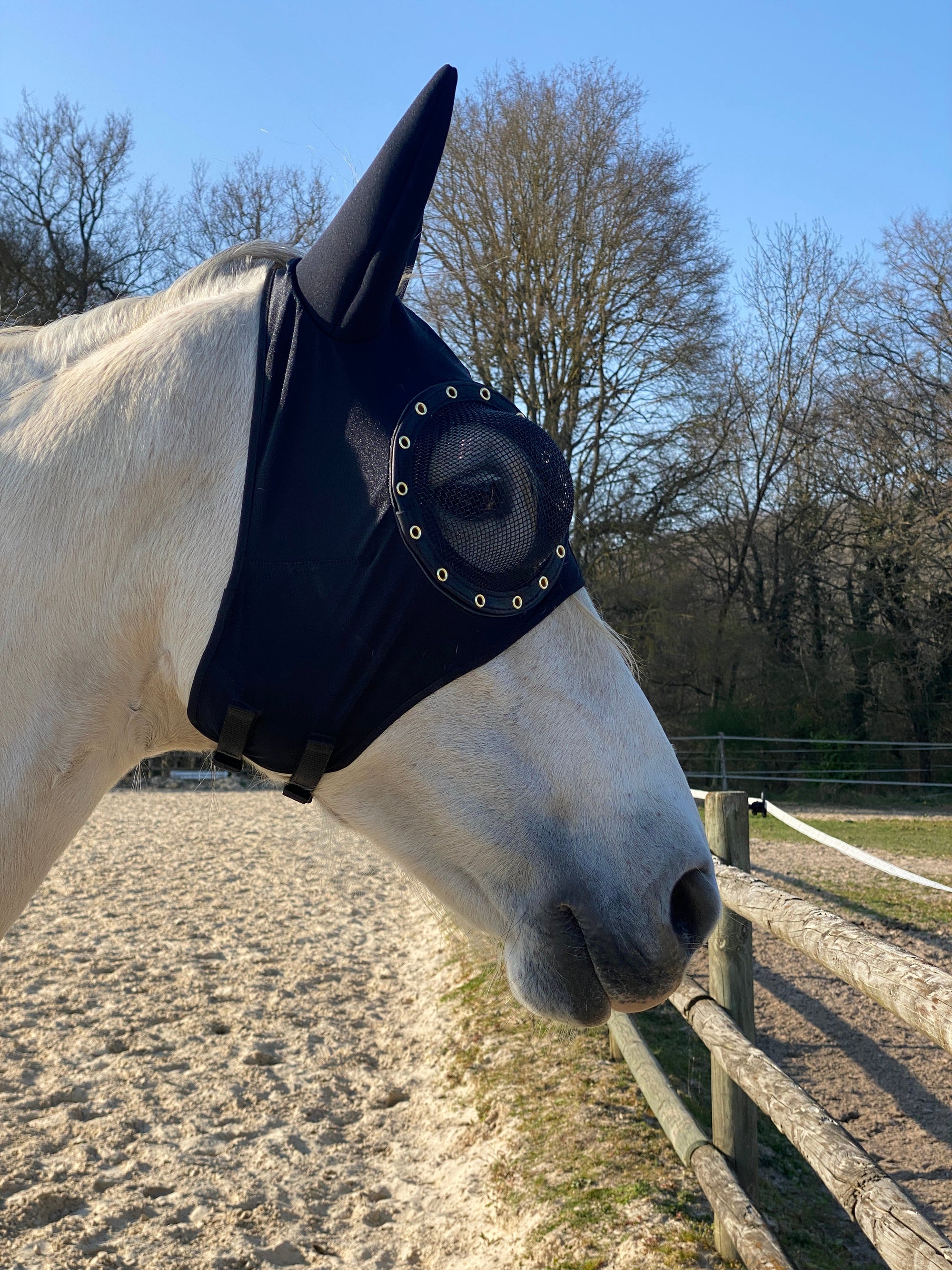 Zilco-masker, model Airlite met oorkappen