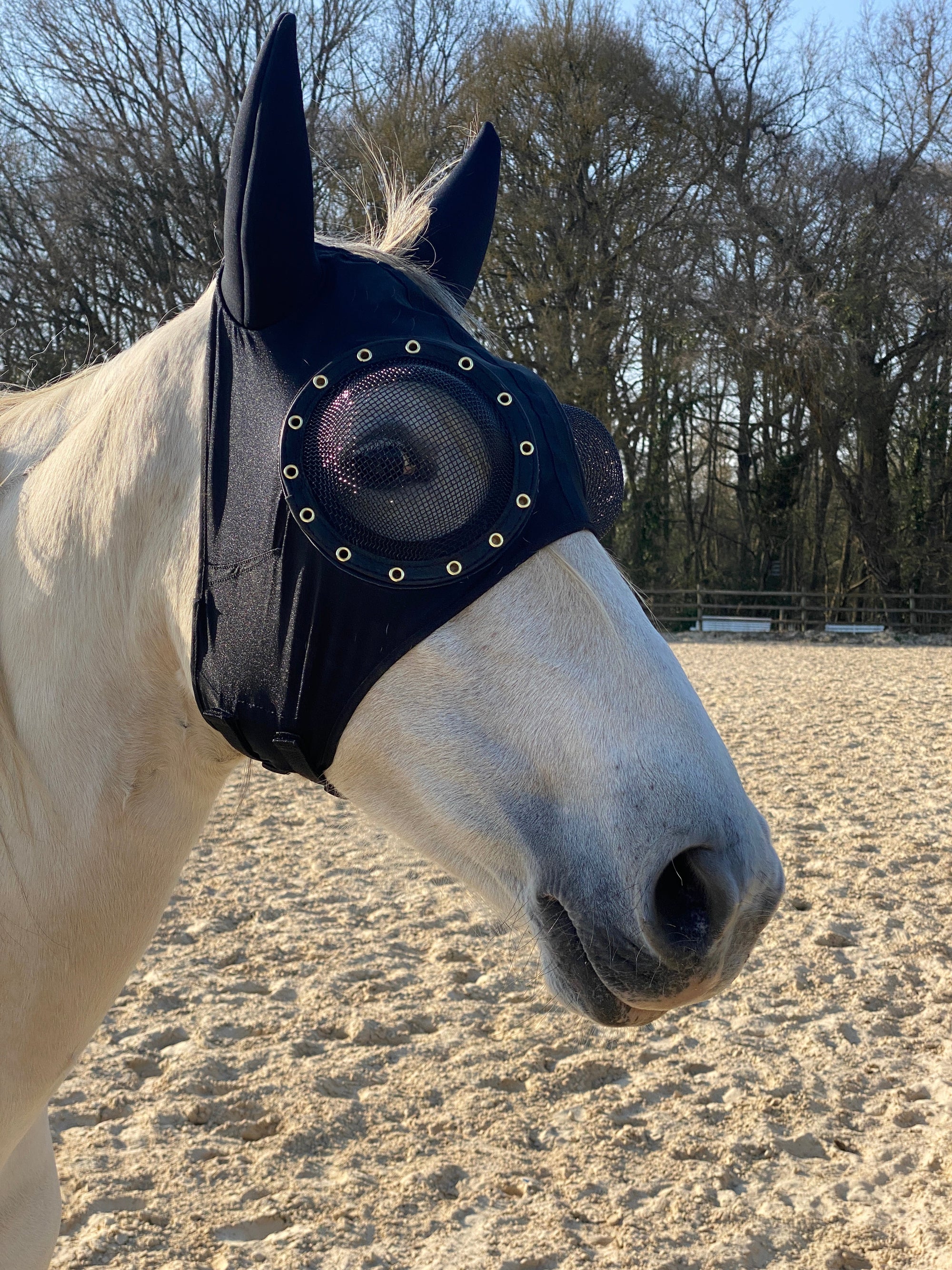 Zilco-masker, model Airlite met oorkappen