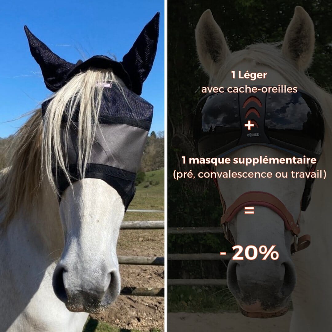 Packs avec masque Léger Equivizor avec cache-oreilles