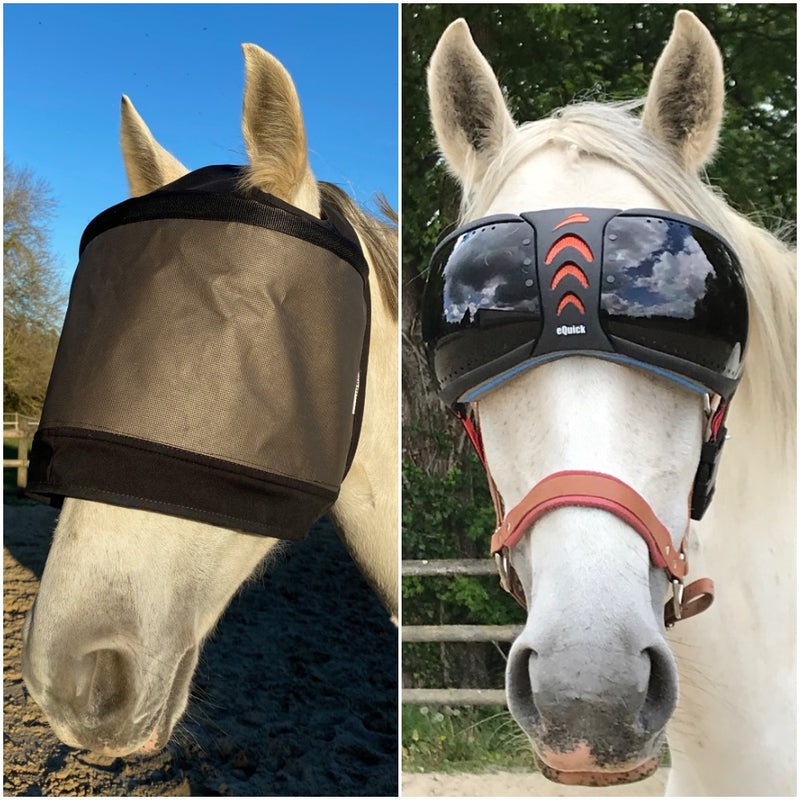 VGEBY Masque Anti-Mouches Cheval avec Oreilles - Protection Anti