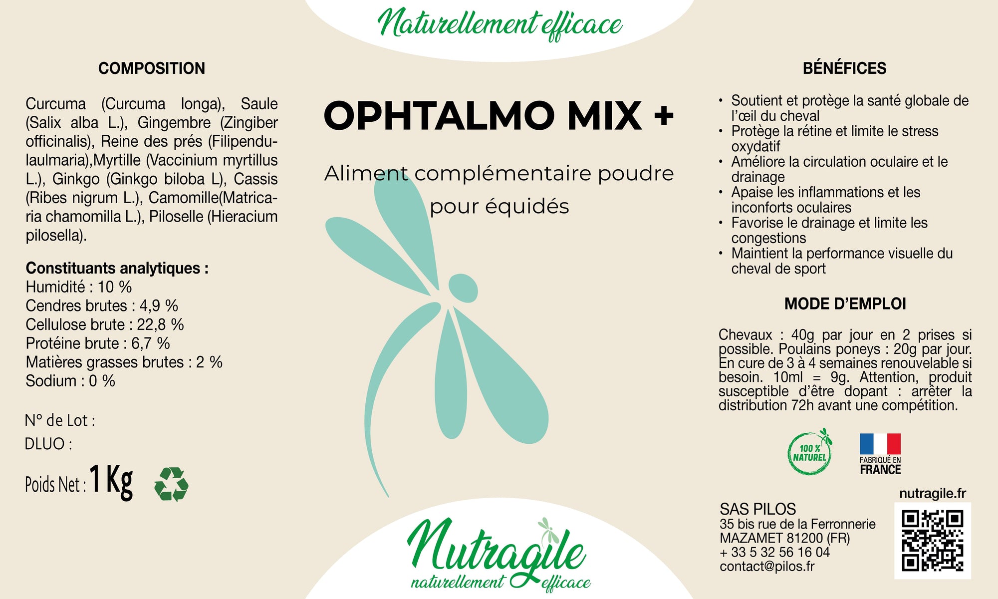 Mélange de plantes Ophtalmo mix : 3kg