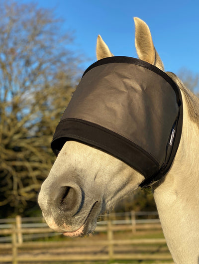 Bonnet cheval sans oreilles Premium equidiva 90% anti-UV