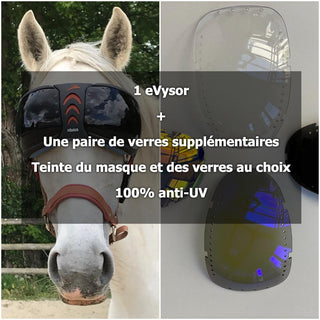 Pack eVysor + paire de verres supplémentaires - Dark / Dark